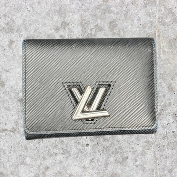 Louis Vuitton Handbags - Louis Vuitton Noir Epi Leather Twist Compact Trifold Wallet